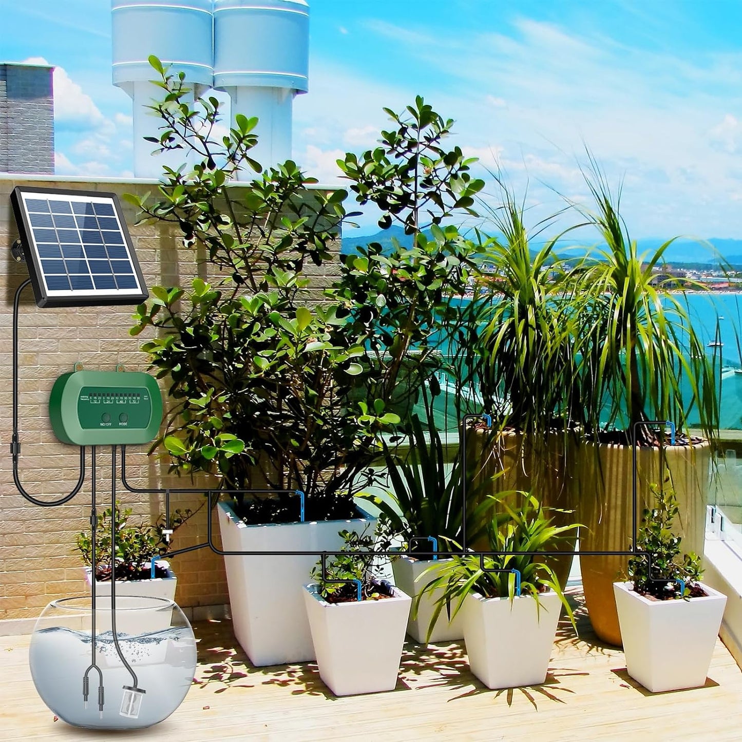 Solar Powered Automatic Watering System Full Set