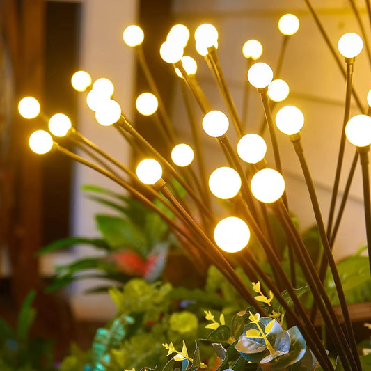 Solar Firefly Garden Lights - Vibrant Outdoor Decor